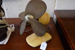 An old Airflow table fan with rubber blades.