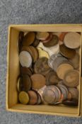 A box of coins.