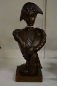 A good bronze bust of a Victorian lady.