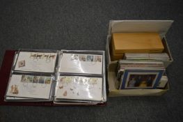 A quantity of first day covers.