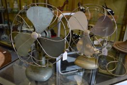 Two early Frost electric fans.