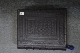 A 19th century bible.