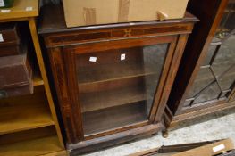 Victorian walnut pier cabinet.