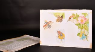 Eric Kincaid (1931-2023), a collection of illustrations mostly relating to the story 'Thumbelina',