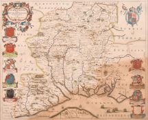 Blaeu, Probably 17th Century, 'Hantonia Sive Southantonensis Comitatus Vulgo Hant-shire' hand