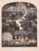 Graham Clarke (b. 1941), 'Jolly Good Robin Hood', etching and aquatint, signed in pencil and