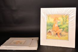 Eric Kincaid (1931-2023), a collection of illustrations relating to the friendly dragon,