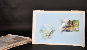 Eric Kincaid (1931-2023), a collection of illustrations mostly from 'Animal Stories', each sheet