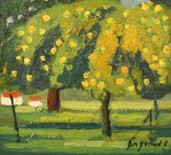 Georges Borgeaud (1914-1998), 'Le Pommier', oil on canvas, signed, 10.5