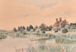 Frank Southgate (1872-1916), a scene in East Anglia, signed and dated 99, 16