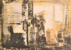 John Piper (1903-1992), 'Fotheringhay', lithograph, edition 52/70, signed and numbered in pencil,