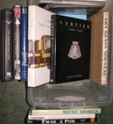 COLLECTING / DESIGN, incl. 2 books on CARTIER (1 box).