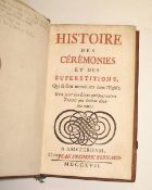 BERNARD (Jean Frdric) editor / publisher: Histoires des crmonies et des superstitions qui se sont