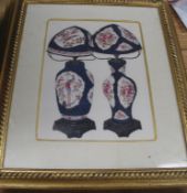 [LAMPS] 3 x col. prints, 12 x 9 ins (I), gilt frames (3).