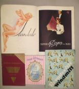 [GLAMOUR] 3 x Follies-Berg re programmes & 1 other (4).