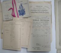 [SHOOTING etc.] a collection of Game tally cards & a thick wedge of receipted, bill-headed