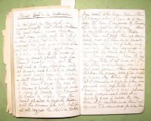 [COOKERY] a late 19th / early 20th c manuscript recipe book compiled by Miss Marian Austin,