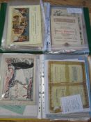 GILBERT & SULLIVAN / D'OYLY CARTE, etc., q. of 19th & 20th c. theatre programmes (2 folders).