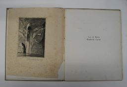 CARTER (Frederick) 'A List of Prints With notes by Frederick Carter 1916', 8vo, wear to spine