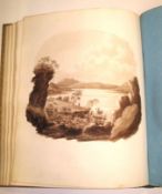 ALBUM of scraps, photos etc, watercolours, etc.