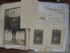 [POLITICS / LIBERALISM] 4to album with mounted press cuttings relating to the Liberal politician Sir