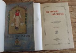 [CANADA / QUEBEC] ROY (P.-G.) Old Manors, Old Houses,...First Series, 4to, col. plates & photo