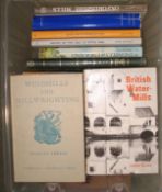 WINDMILLS, misc. books incl. county surveys (1 box).