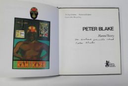 [PETER BLAKE] VAIZEY (Marina) Peter Blake, SIGNED with inscription, h.b., Chicago: Academy