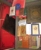 Misc. books, 19th & 20th c; ephemera, art nouveau leather cover; Australia 