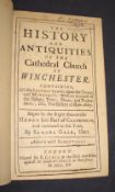 [WINCHESTER] GALE (S.) History and Antiquities of the Cathedral Church of Winchester, 8vo, 18 plates