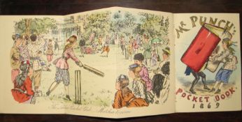 [JOHN LEECH, artist / CRICKET WOMEN, etc.] a collection of excised folding frontispieces and title-