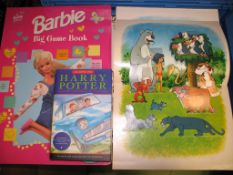 [CHILDREN'S BOOK] BARBIE BIG GAME BOOK, lge folio, in original plastic wrapper / unopened, 1st