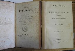 STARKE (Mariana) Travels on the Continent, 8vo, calf (worn, upr. cvr. holding), L., 1820 and another