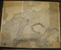 [WALL MAP / GERMANY] GOTTHOLD (H. H.) 