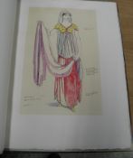RUTHERSTON (Albert), Sixteen Designs for the Theatre, 1928, 40/475 copies, Org., cloth folio.