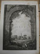[ROME & ENVIRONS] collection of approx. 66 mixed method late 18th c. prints after J. MERIGOT (Q).