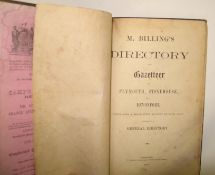 [PLYMOUTH] M. Billings's Directory and Gazetteer of Plymouth, Stonehouse, and Devonport..., 8vo, pp.