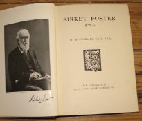 BIRKET FOSTER R. W. S. by H. M. Cundall, publ. Black 1906, 1st Edn., org. dec. cloth.