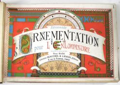 GUILLOT (Ernest) Elments d'Ornementation pour l'Enluminure, obl. small folio, 99 numbered colour