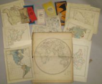 MAPS, misc. manuscript & printed maps (incl. America), some folding, etc. (Q).