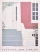 A pair of posters relating to the American artist Gretchen Dow Simpson, each around 27