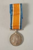 J. PERCIVAL. A. C. I. F27019. ROYAL NAVAL 1914 - 1918 MEDAL with ribbon.