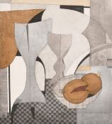 R. Kosgood, 20th Century, American School, 'Cabernet', mixed technique engraving, signed,