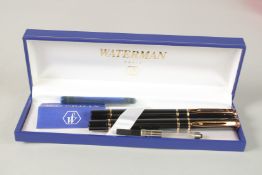 TWO WATERMAN PENS (FRANCE), with two refills.