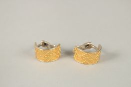 A PAIR OF ILIA LALAOUNIS CLIP-ON EARRINGS, boxed.