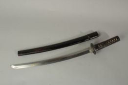 A JAPANESE SWORD WAKIZASHI OSAFUNE KOTO PERIOD.