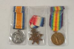 VINCENT BARON. RAMC (T). ROYAL MEDICAL CORP. PTE 1607. TRIO with ribbons.