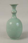 A CHINESE RU WARE VASE. 29cms high.