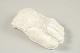 AFTER THE ANTIQUE. A plaster foot. 17cms long.