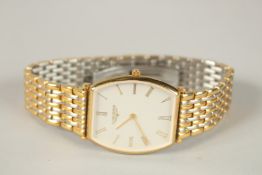 A LE GRANDE CLASSIQUE LONGINES GOLD WRISTWATCH. No. 28137858.